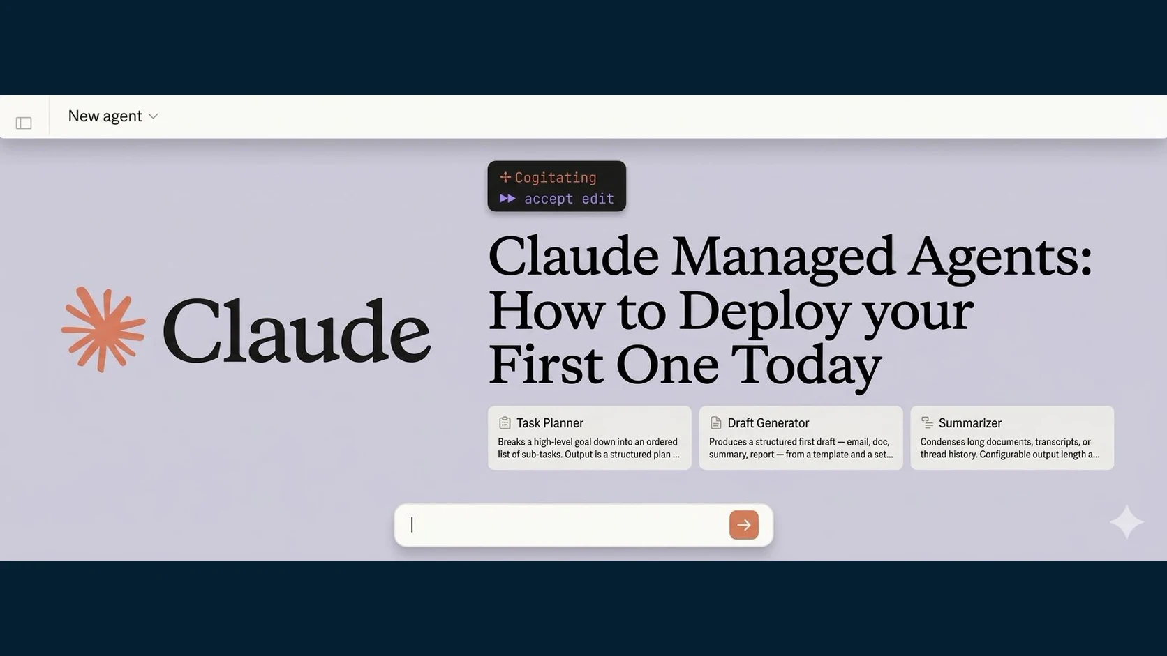 Claude Managed Agents architecture with definitions, environments, sessions, and events