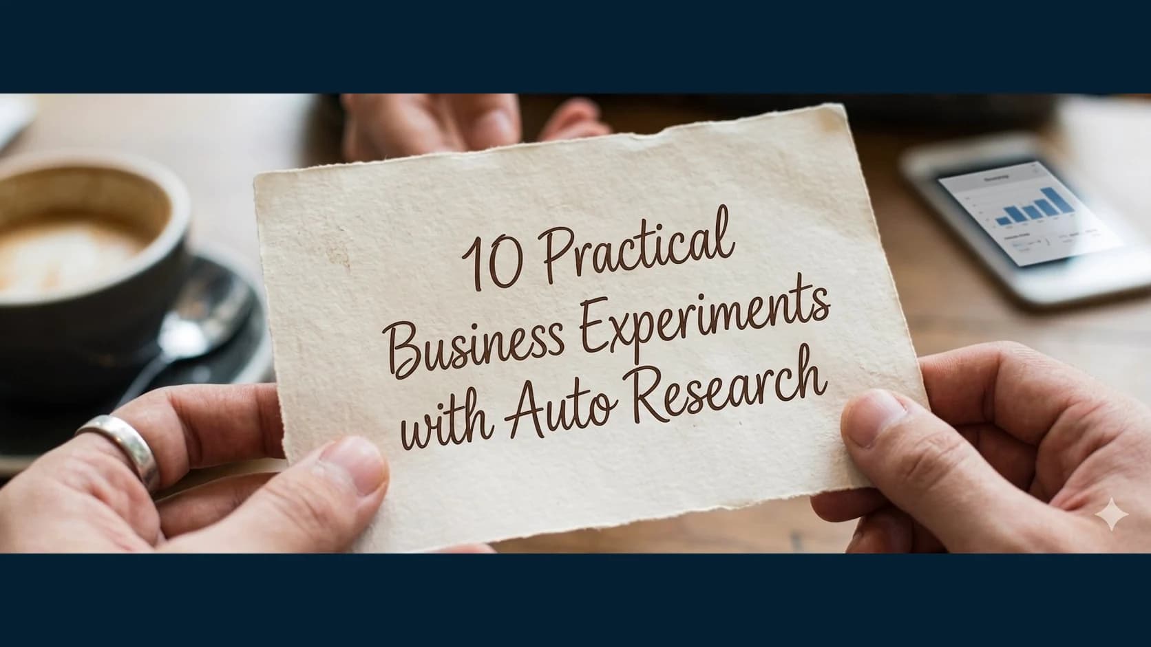 A business experiment loop testing one reversible change at a time
