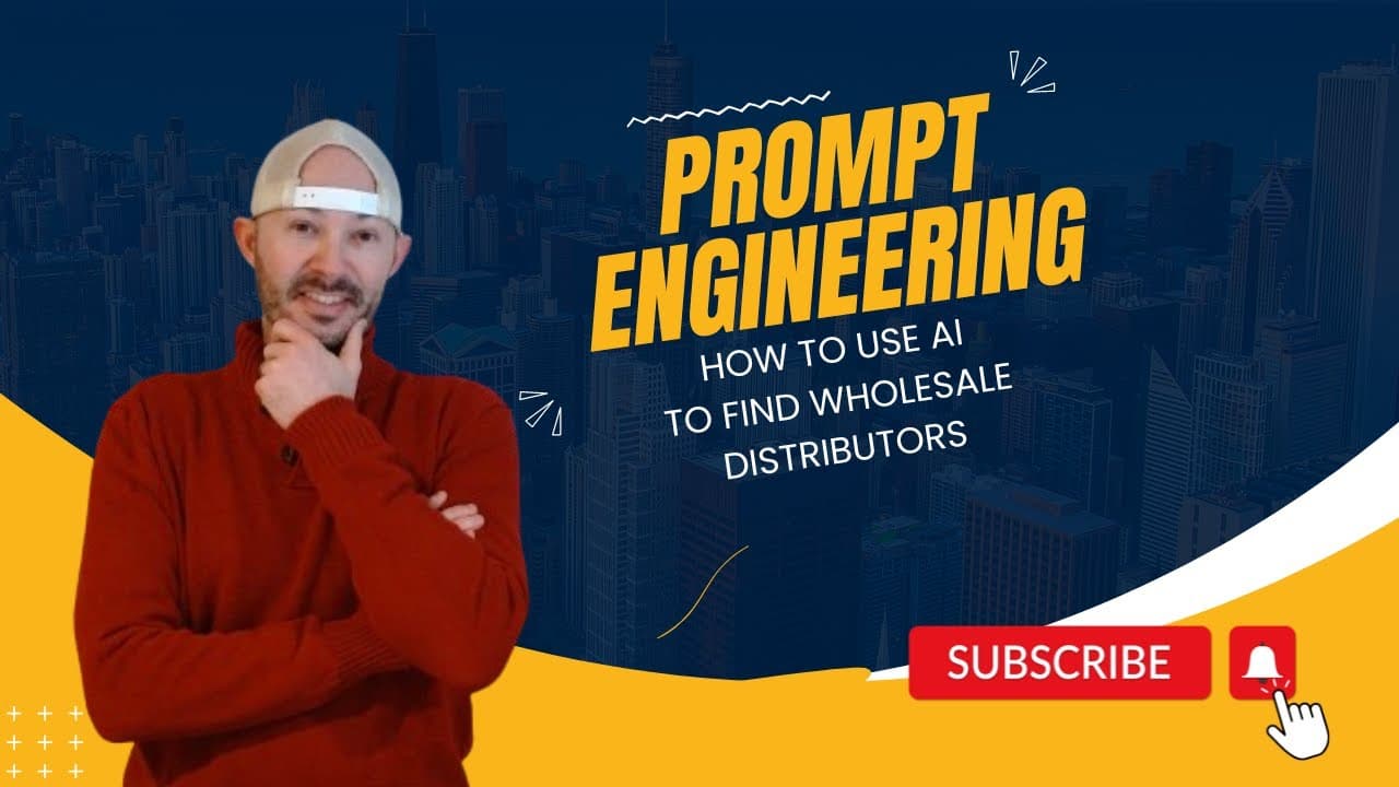 Thumbnail for Using AI to Find Wholesale Distributors For Your Online Business