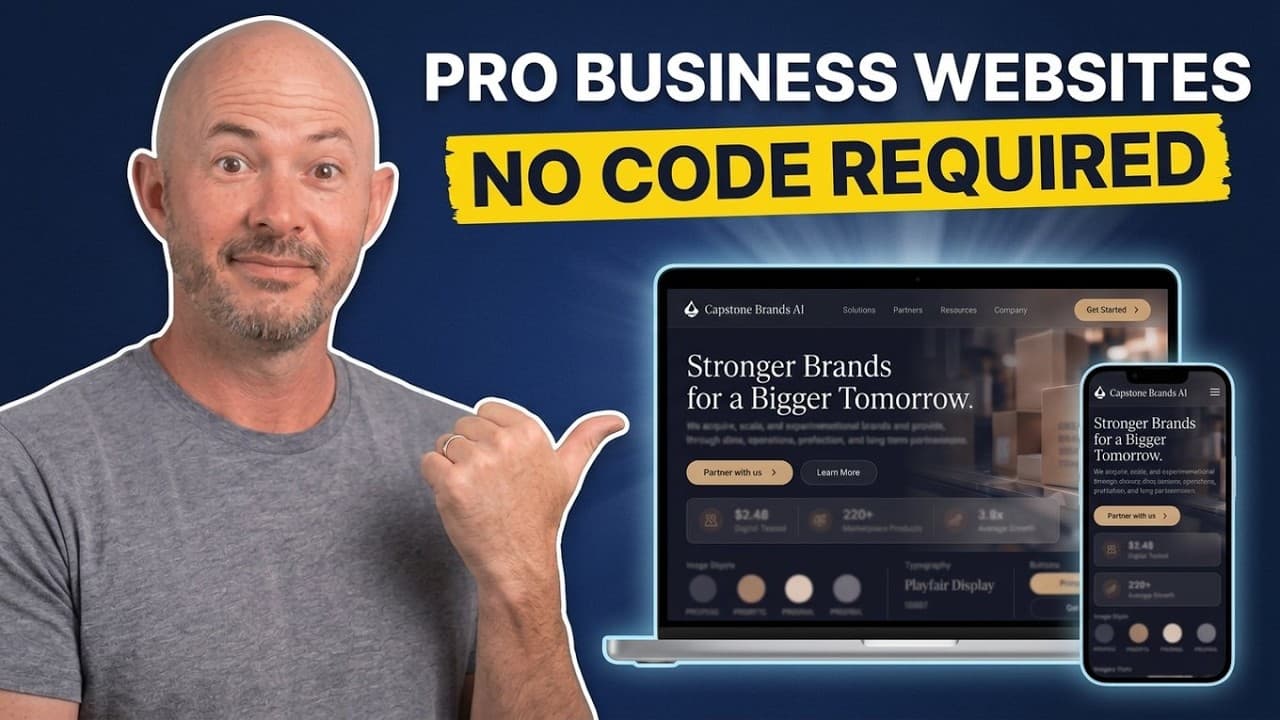 Thumbnail for GPT 6 Astra + Design = Professional Business Website (Full Guide)