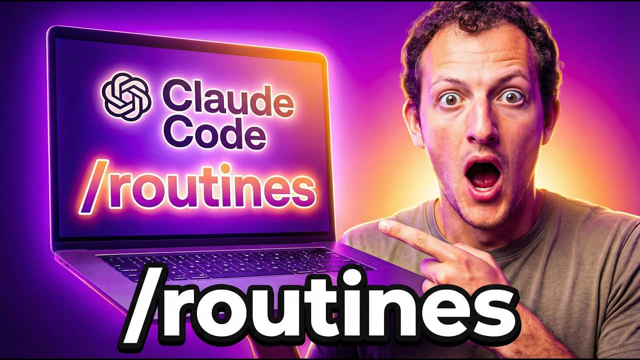 Thumbnail for Claude Code Routines Clearly Explained (and why it matters)